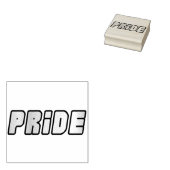 Stolz - LGBT Gummistempel (Stempel)