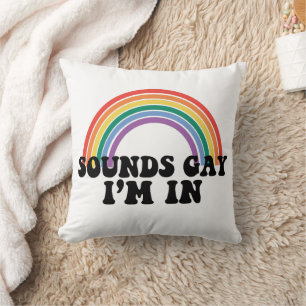 Stolz LGBT klingt schwul ich bin in schwuler Regen Kissen