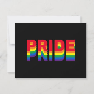 Stolz lgbt lgbtq quee Gay Regenbogen-schwarze Kart