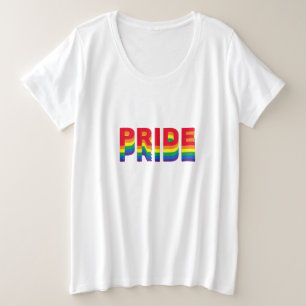 Stolz lgbt lgbtq quee Gay Regenbogenfarben cool Große Größe T-Shirt