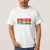 Stolz lgbt lgbtq quee Gay Regenbogenfarben cool T-Shirt (Vorderseite)