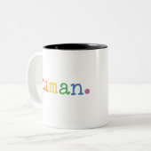 Stolz LGBT Rainbow LGBTQ Gleichheit Zweifarbige Tasse (Vorderseite Links)