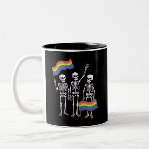 Stolz LGBT-Rechte Lesbisch Gay Ally LGBTQ Trans Zweifarbige Tasse