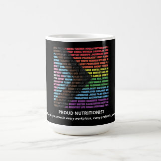 Stolz LGBT Vielfalt Regenbogen Wortwolke Benutzerd Kaffeetasse