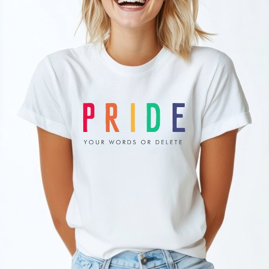 Stolz | LGBTQ Gay Modern Rainbow T-Shirt