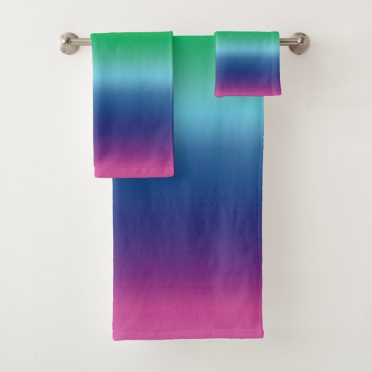 Stolz lgbtq Lgbt Regenbogenfarben Badhandtuch Set (Insitu)