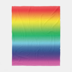 Stolz lgbtq Lgbt Regenbogenfarben Fleecedecke