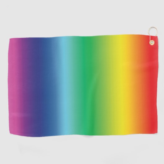 Stolz lgbtq Lgbt Regenbogenfarben Muster Golfhandtuch (Horizontal)