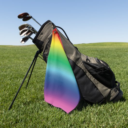 Stolz lgbtq Lgbt Regenbogenfarben Muster Golfhandtuch (Gras)