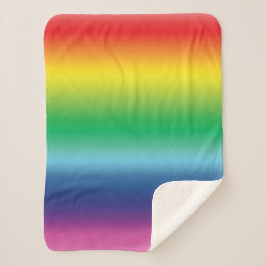 Stolz lgbtq Lgbt Regenbogenfarben Sherpadecke (Vorderseite)