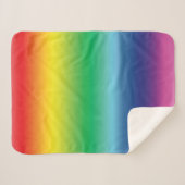 Stolz lgbtq Lgbt Regenbogenfarben Sherpadecke (Vorderseite (Horizontal))