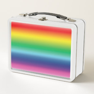 Stolz lgbtq LGt Regenbogenfarben Muster Metall Brotdose