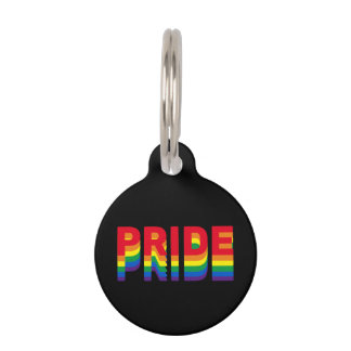 Stolz lgbtq que Gay Regenbogen Retro schwarz Haustiermarke