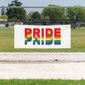 Stolz lgbtq quee Gay Regenbogen-Retrofarben Banner (Insitu)