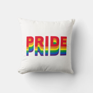 Stolz lgbtq quee Gay Regenbogen-Retrofarben Kissen
