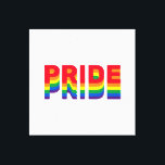 Stolz lgbtq quee Gay Regenbogen-Retrofarben Leinwanddruck<br><div class="desc">Pride lgbt lgbtq que Gay Regenbogen Retrofarben Weiß Canvas Print</div>