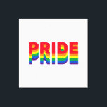 Stolz lgbtq quee Gay Regenbogen-Retrofarben Leinwanddruck<br><div class="desc">Pride lgbt lgbtq que Gay Regenbogen Retrofarben Weiß Canvas Print</div>