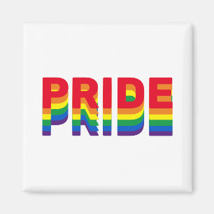 Stolz lgbtq quee Gay Regenbogen-Retrofarben Magnet