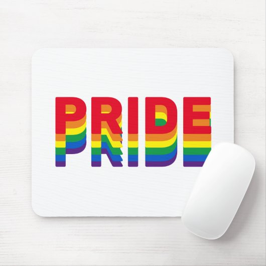 Stolz lgbtq quee Gay Regenbogen-Retrofarben Mousepad (Mit Mouse)