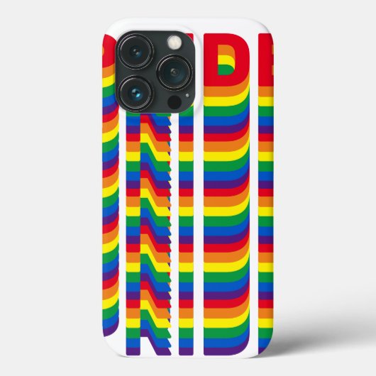 Stolz lgbtq quees Gay-Regenbogenmuster Case-Mate iPhone Hülle (Rückseite)