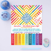 Stolz LGBTQ+ reißen den Flyer ab (Einzeln)