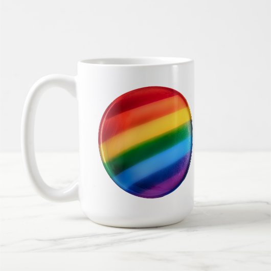 Stolz LGBTQ+ Tasse (Links)