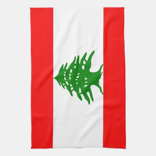 Stolz Libanese - stolz, libanesisch zu sein - der Küchentuch (Vertikal)