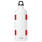 Stolz Libanese - stolz, libanesisch zu sein - der Wasserflasche (Rückseite)