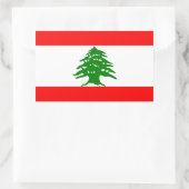 Stolz Libanesen - stolz darauf, Libanesen zu sein  Rechteckiger Aufkleber (Tasche)