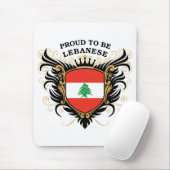 Stolz, libanesisch zu sein mousepad (Mit Mouse)