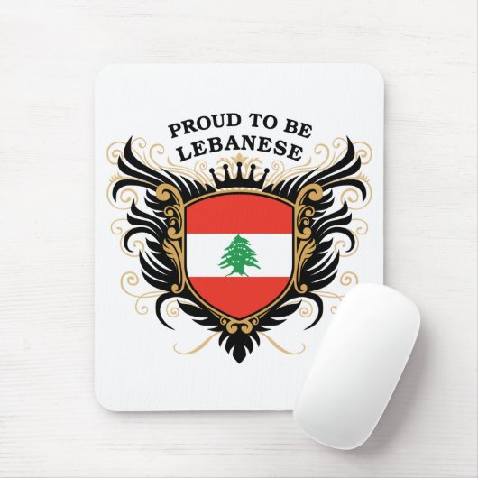 Stolz, libanesisch zu sein mousepad (Mit Mouse)
