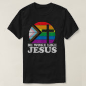 Stolz Liberaldemokrat wie Jesus Christia Geweckt w T-Shirt (Design vorne)