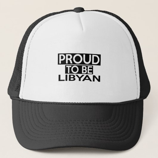 STOLZ, LIBYSCH ZU SEIN TRUCKERKAPPE (Vorderseite)