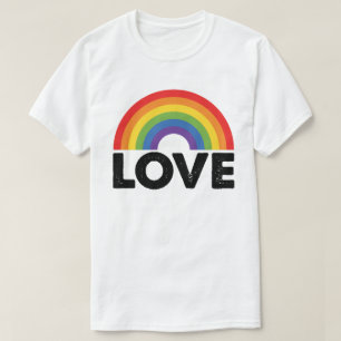 Stolz Liebe ist Liebe Gay Gleichheit Regenbogen LG T-Shirt