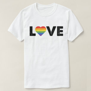 Stolz Liebe ist Liebe Gay Gleichheit Regenbogen LG T-Shirt