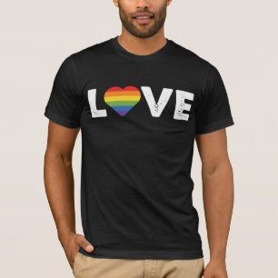 Stolz Liebe ist Liebe Gay Gleichheit Regenbogen LG T-Shirt