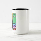 Stolz-Liebe Regenbogenfarbe. Liebe ist Liebe. Tasse (Zentrum)