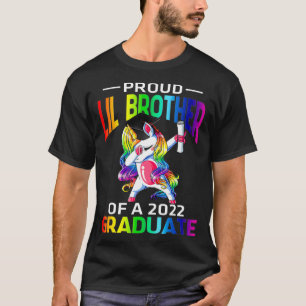 Stolz Lil Bruder eines 2022-Graduate Unicorn Dabbi T-Shirt