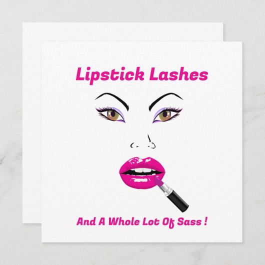 Stolz, Lipstick, Striche, und eine ganze Menge Sas (Vorne/Hinten)