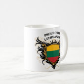 Stolz, litauisch zu sein kaffeetasse (VorderseiteRechts)