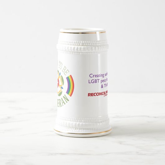 "Stolz, lutherisches" Bier Stein zu sein Bierglas (Mittel)