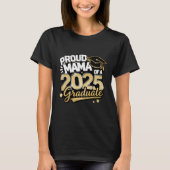 Stolz Mama eines Absolventen 2025 T-Shirt (Vorderseite)