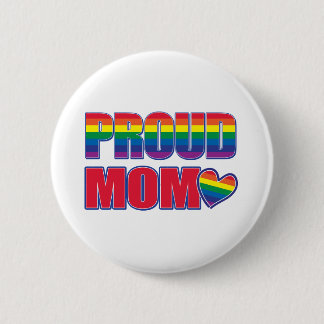 Stolz-MAMA-Regenbogen Flagge Button