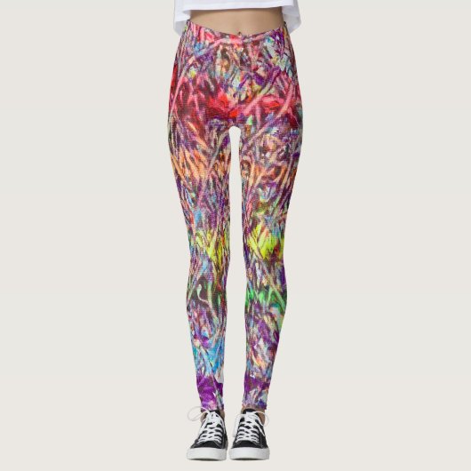 Stolz Marmorkunst Leggings (Vorderseite)
