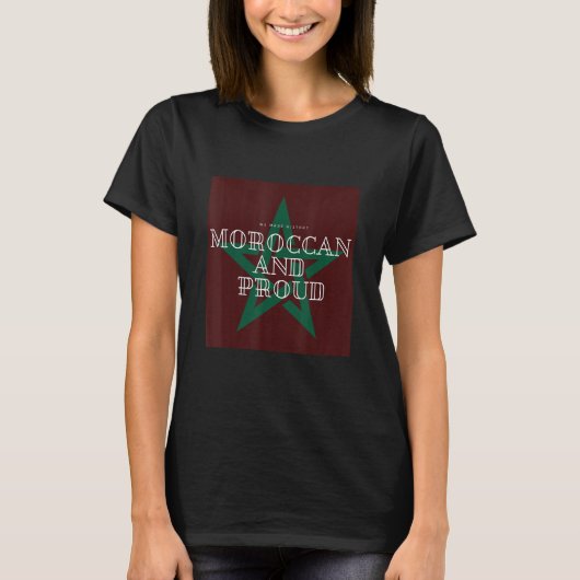 stolz marokkanisch T-Shirt (Vorderseite)