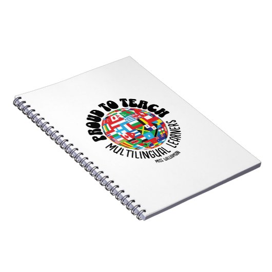 STOLZ, MEHRSPRACHIGEN LERNERN ESL-Lehrer ZU LEHREN Notizblock (Rechte Seite)