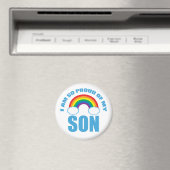 Stolz meines Sohn Rainbow Gay Pride Parent Magnet (In Situ (Geschirrspüler))