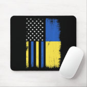 Stolz mit der Ukraine Vintages ukrainisches Amerik Mousepad (Mit Mouse)
