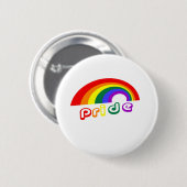 "Stolz" mit Regenbogen Button (Vorne & Hinten)