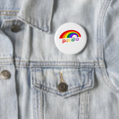 "Stolz" mit Regenbogen Button (Beispiel)